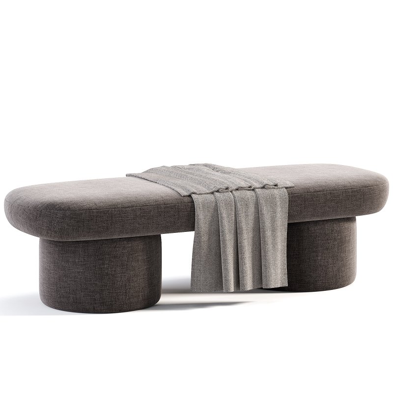 Cloud Sculptured Ottoman - Image 5