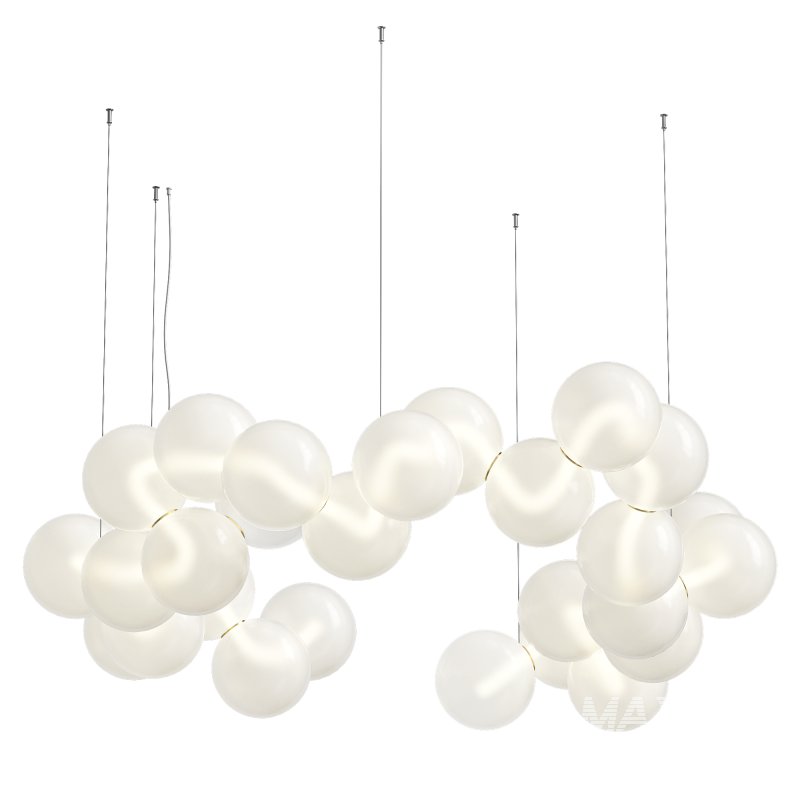 Mathieu Lehanneur Pearls Chandelier - Image 2