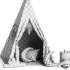 Child’s Teepee Set Bubbles - Thumbnail 1