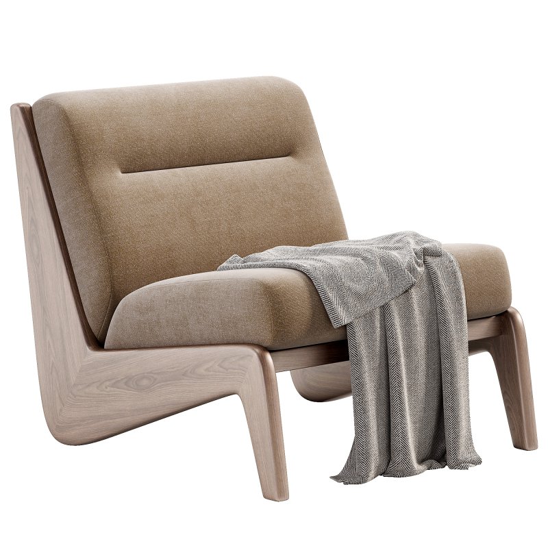 Fletcher Outdoor Armless Chair Natural - Image 1