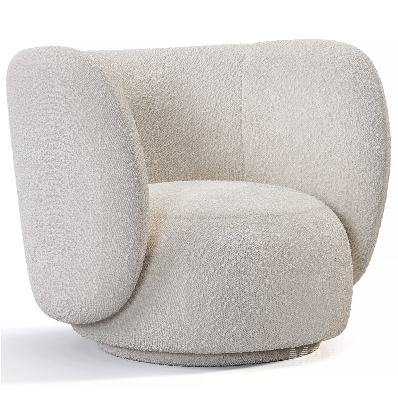 Rico Lounge Chair With Swivel Base - Image 2