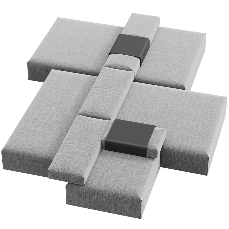 CINDER BLOCK modular sofa design Luca Nichetto Combination 08 - Image 1