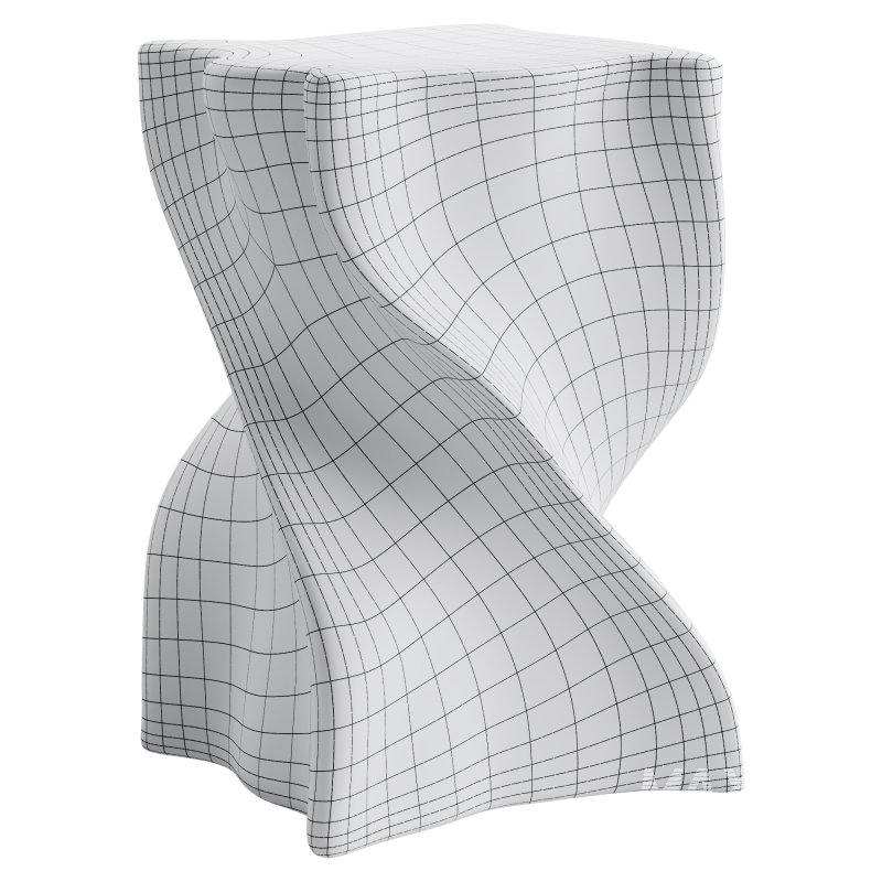 Wood Stool - Image 1