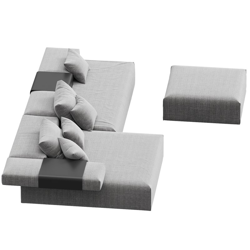 CINDER BLOCK modular sofa design Luca Nichetto Combination 01 - Image 1