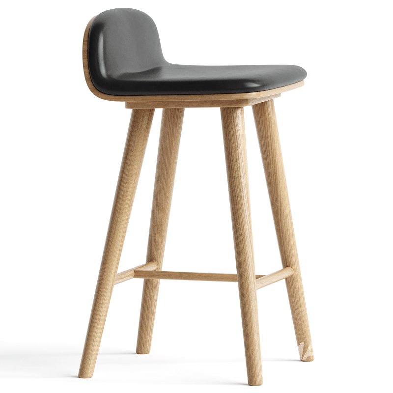 Capa Leather Bar Stool - Image 2