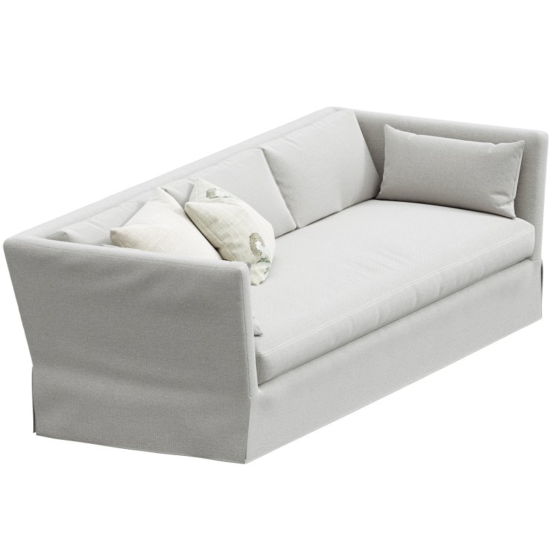 BELGIAN SHELTER ARM SLIPCOVERED 9Luxe SOFA - Image 1
