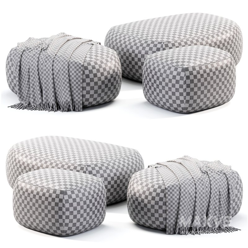 Asher Pouf By Roomandboard - Image 5