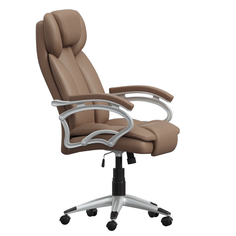 CorLiving Workspace Executive Office Chair in Caramel Brown - Image 1