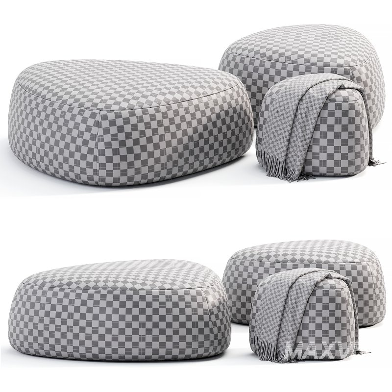Pebble Ottoman By Westelm - Image 5