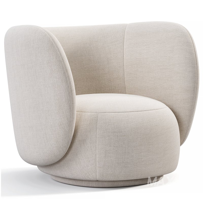 Rico Lounge Chair With Swivel Base - Image 1