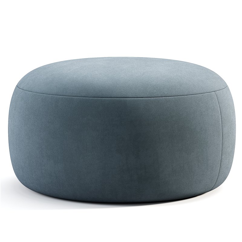 Cobble Round Ottoman - Image 5