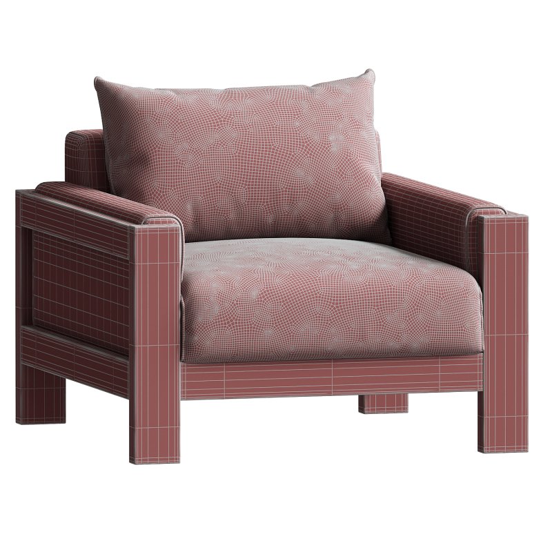 Sullivan Outdoor Aluminum Lounge Chair - Image 3