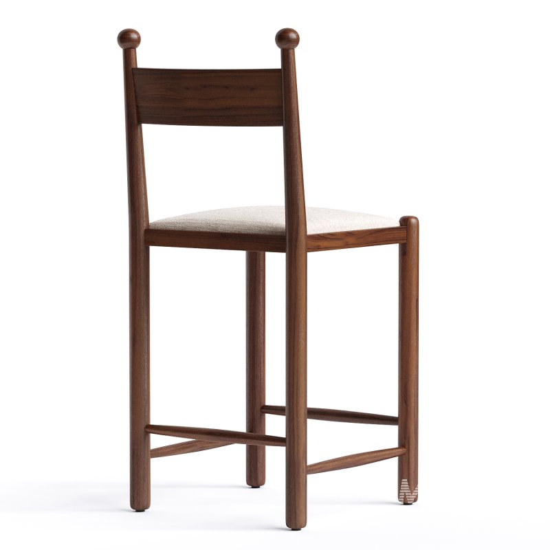Finials Bar Stool - Image 1