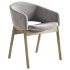 Isa Fabric Dining Arm Chair - Thumbnail 2