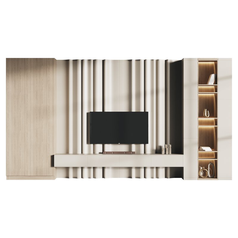 Modern TV Wall 03 - Image 3