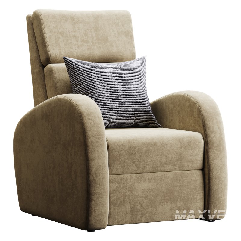 Armchair Seymar Fabric Velutto 01 - Image 3