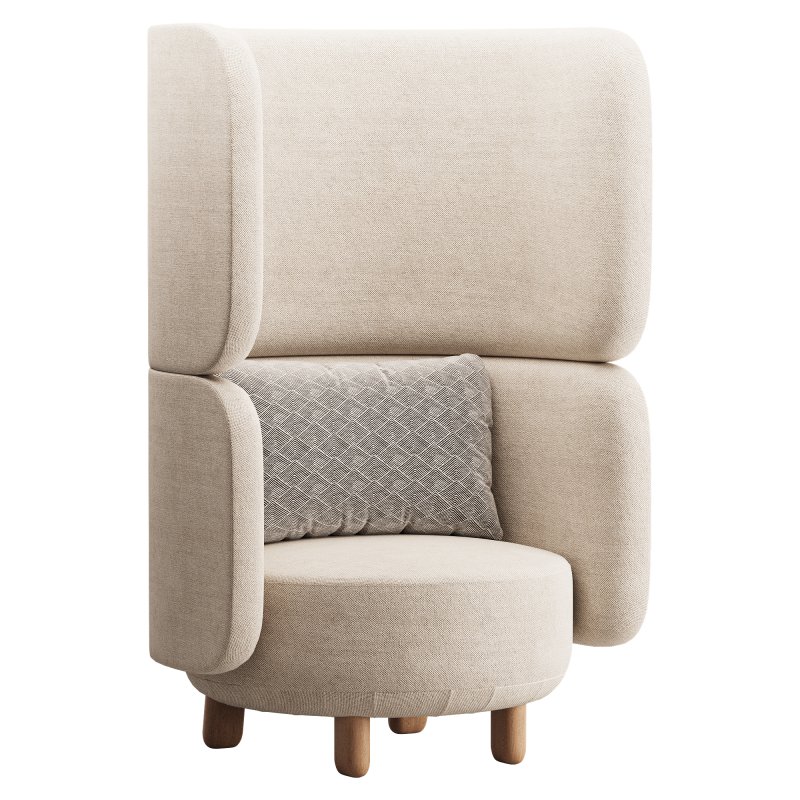 Armchair Here Nearby Space 2 Yellow - Image 1