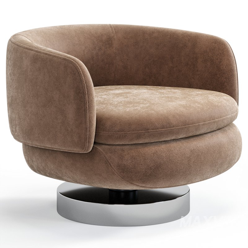Vivienne Leather Armchair By Minotti - Image 6