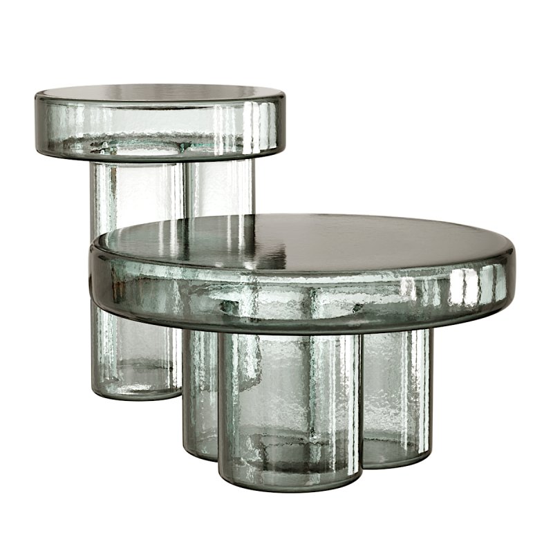 Miniforms Glass Tables by Yannis Gikas - Image 2