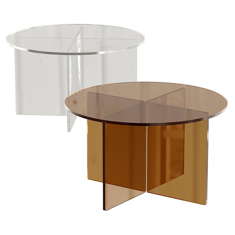 Iris Glass Coffee Table - Image 1