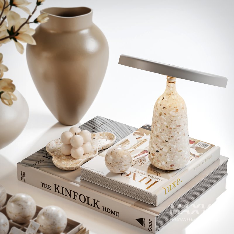 Golden Stillness Tabletop Styling with Magnolia - Image 2