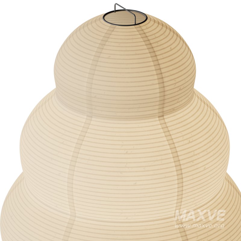 Japanese Paper Floor Lamp - Image 4