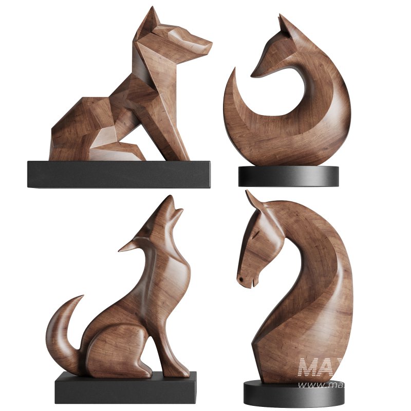 Animal Sculpture Set1 - Image 4