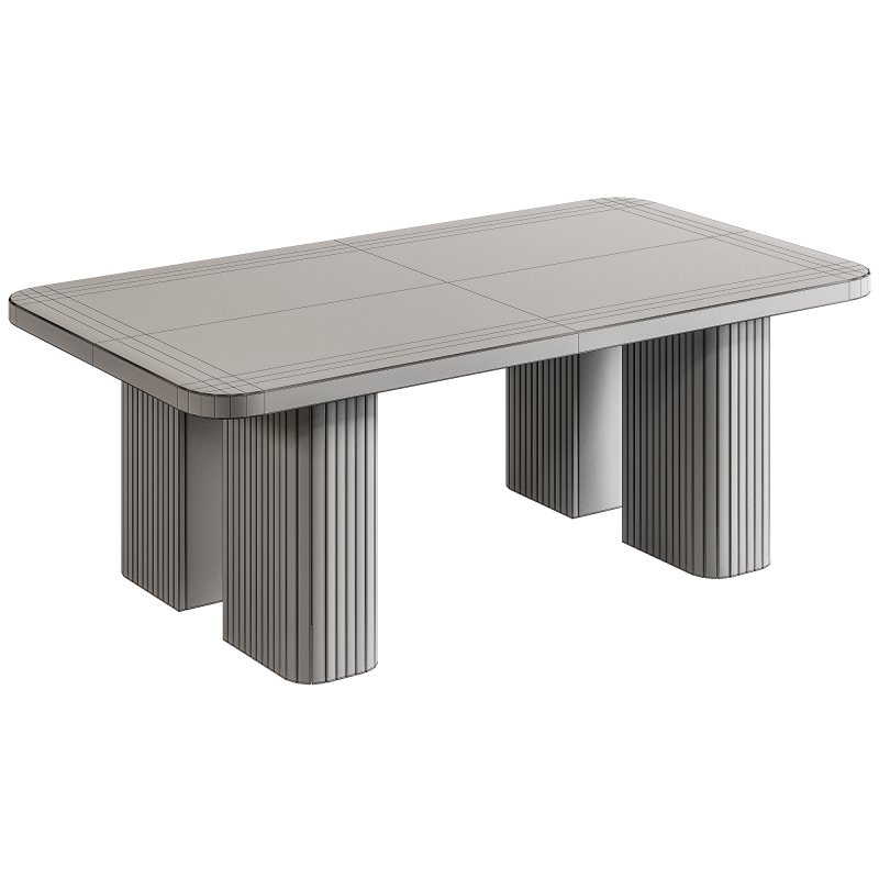 Rectangular dining table - Image 1