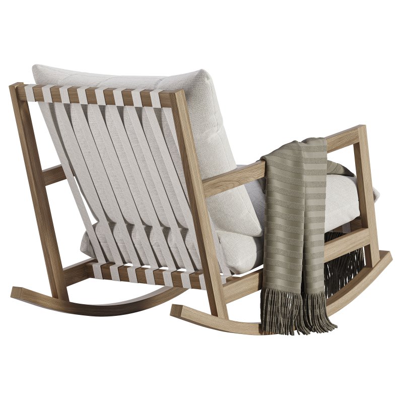 Aiken Outdoor Rocking Chair-fourhands - Image 3