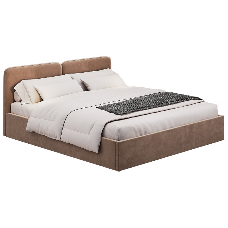 Vilena 180 Velvet Bed By divan ru - Image 4