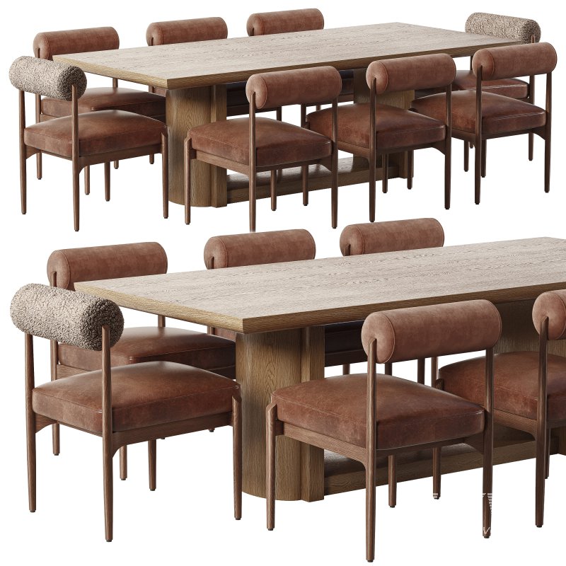 Jazelle Dining Chair & Garrett Dining Table - Image 3