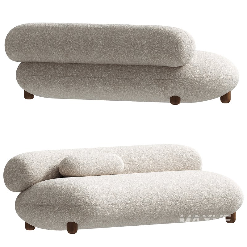 Modern Lounge Flock Sofa by NOOM - Image 3