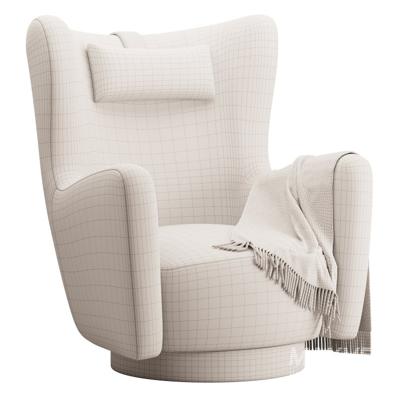 Colette Swivel Armchair - Image 4