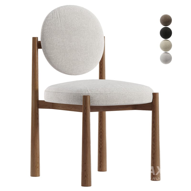 Truett Dining Chair Ivory Basketweave-luluandgeorgia - Image 4