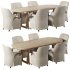 Brently Chair & Ayla Dining Table-Fourhands - Thumbnail 2