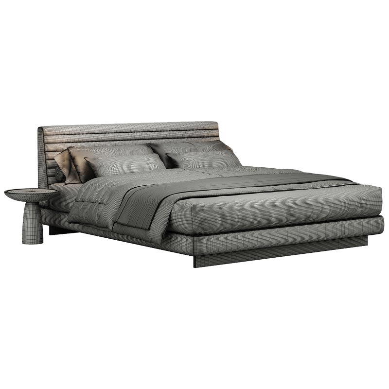 Roger Double Bed By Minotti - Image 2