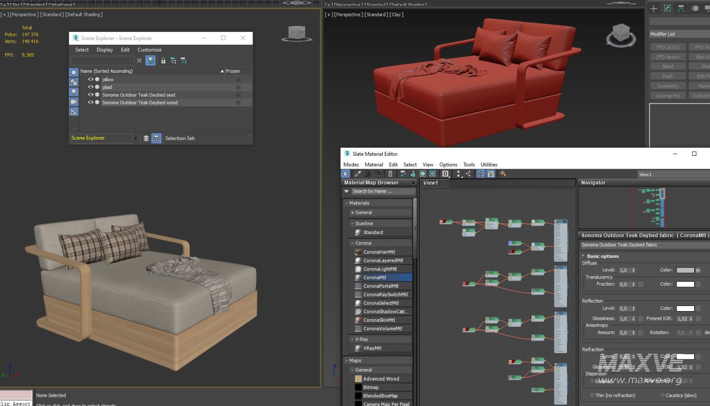 Sonoma Outdoor Teak Daybed - Image 9
