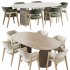 Vida table and Chelsea chair set 2 - Thumbnail 2