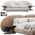 Memoria King Bed By Natuzzi - Thumbnail 2