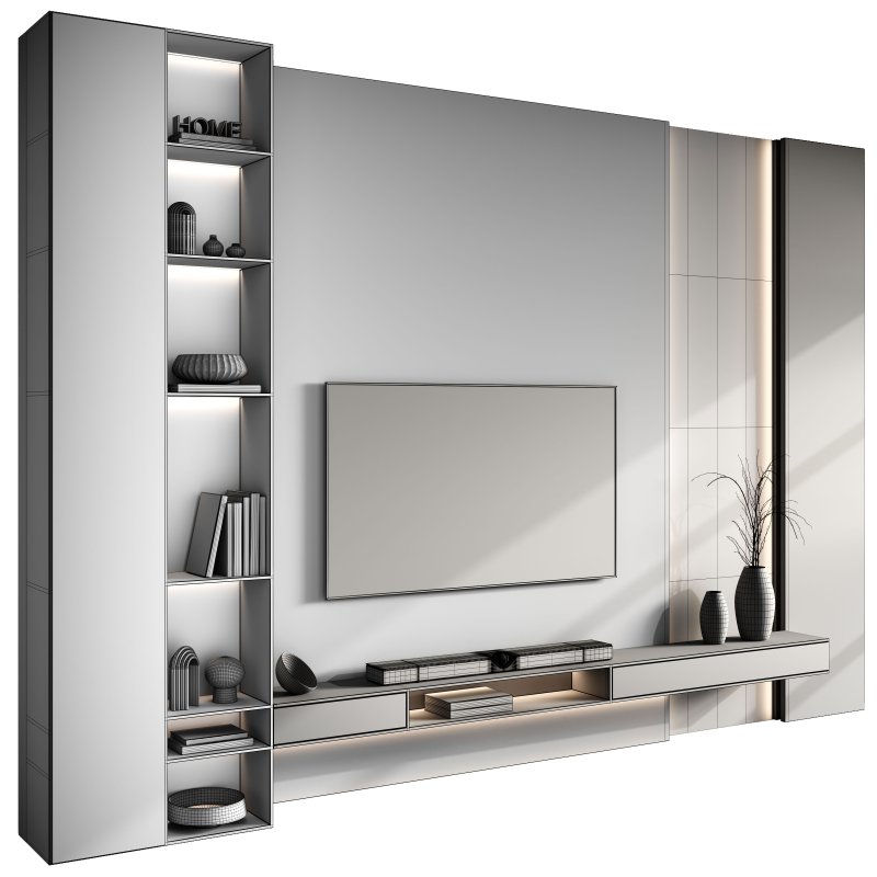 TV Wall-Set 03 - Image 7