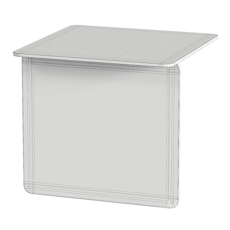 Tempered glass side table - Image 1