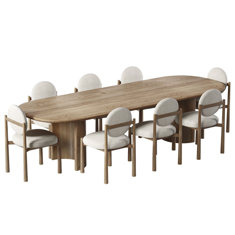 Truett Dining Chair and Paden Dining Table-luluandgeorgia - Image 2