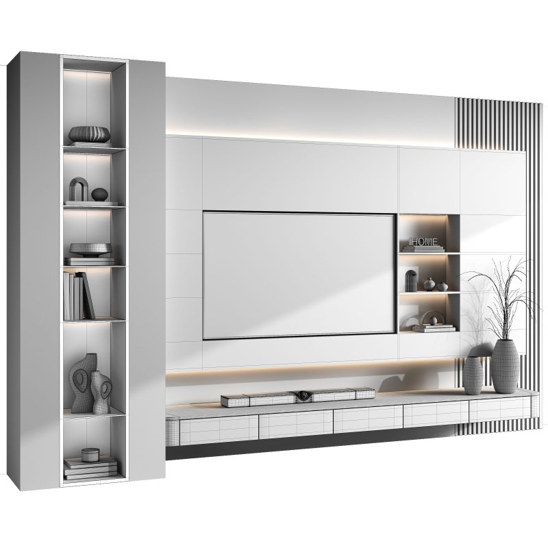 TV Wall-Set 02 - Image 6