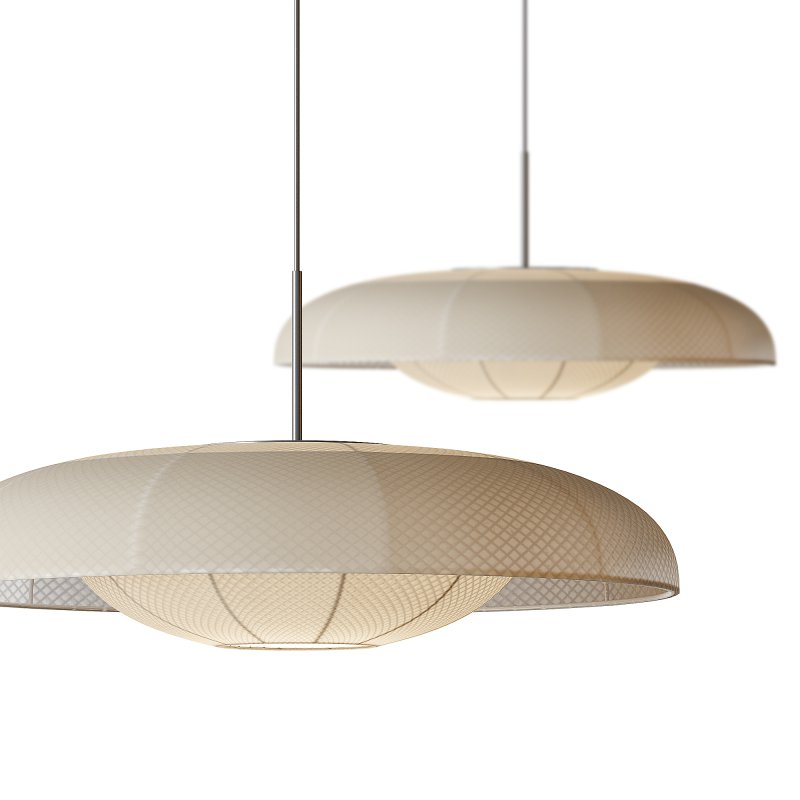 Baho Art Fabric Pendant Light Lampshade - Image 7