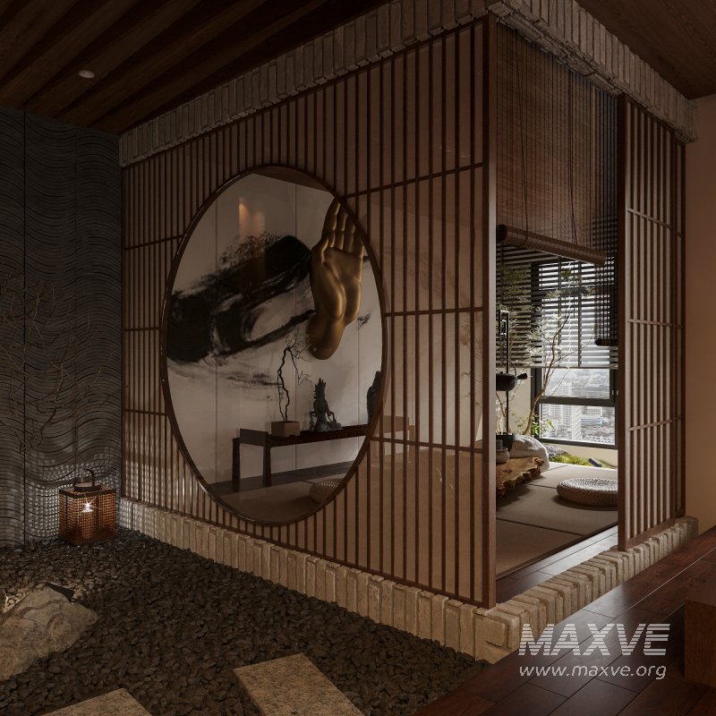 Japanese Living Room Dining Room Bedroom - Image 20