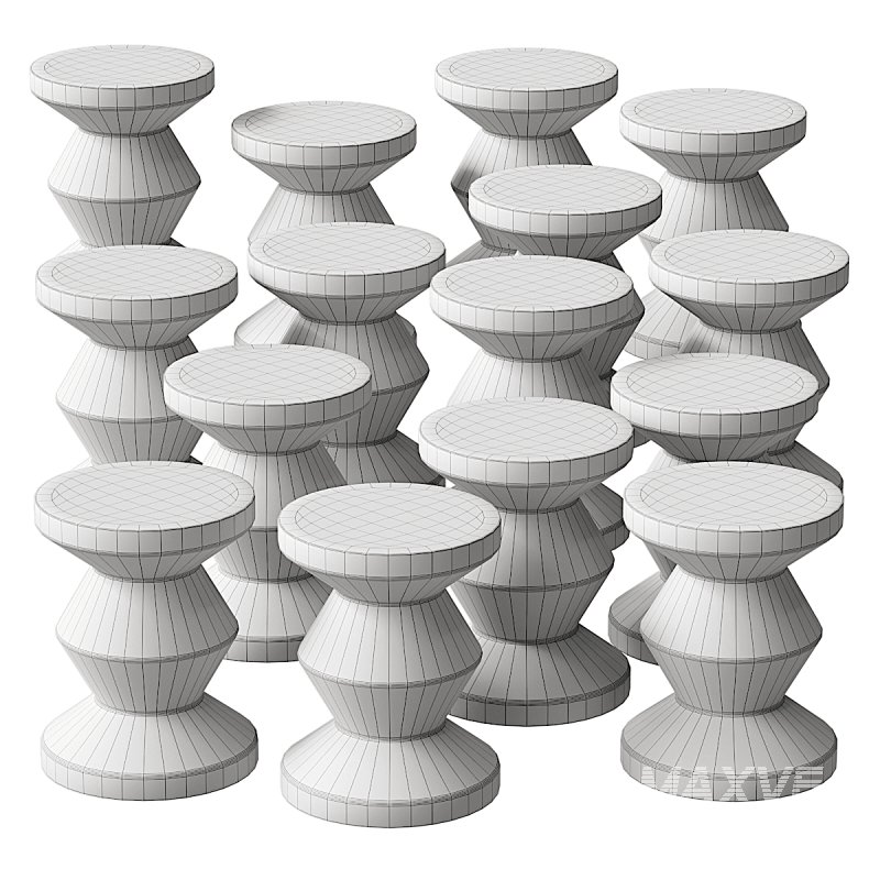 Zig Zag Stool By Pols Potten - Image 7