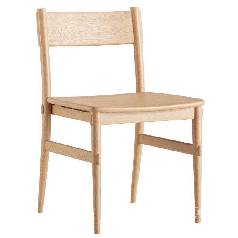Merritt Oak Dining Chair - Image 1