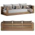 Hayman Teak 3 Seat Sofa-Harbour - Thumbnail 4