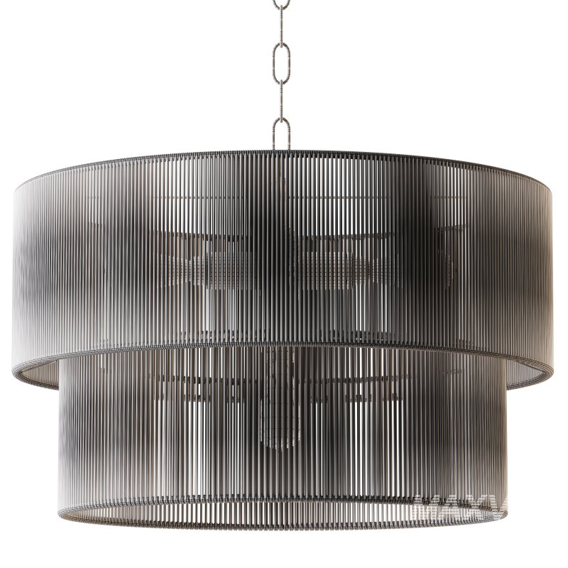 5-Lights Hand-Woven Rattan Pendant Light - Image 9