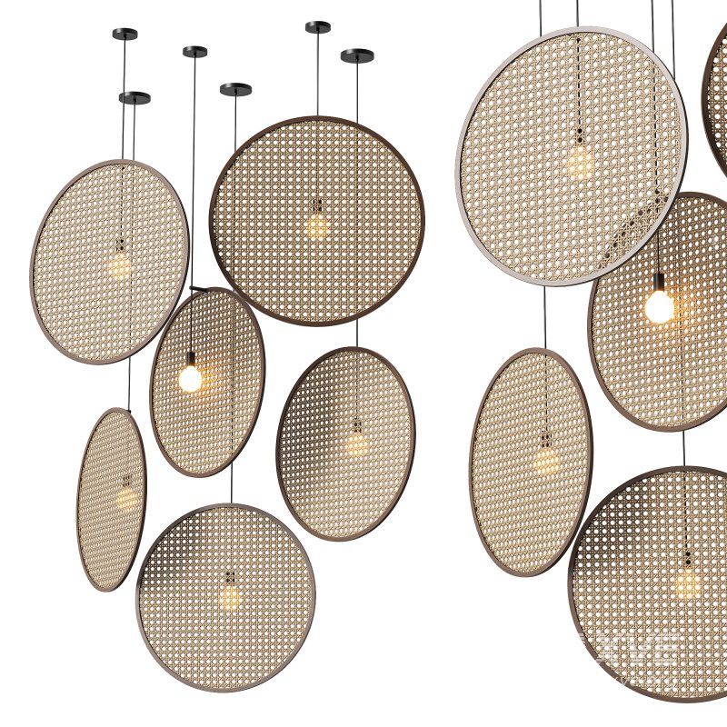 Japanese Style Zen Chandelier - Image 1